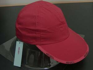  new goods regular price 6,490 jpy Kenzo Golf KENZO GOLF water-repellent hat Cat's plain rain possibility red 