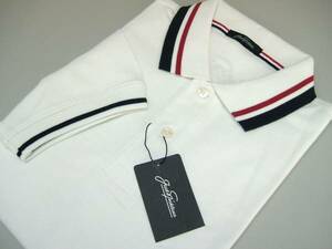 1.3万 新品 ジャックニクラウス Jack Nicklaus メンズ L ポロシャツ 半袖 日本製 ホワイト 送料無料