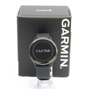  used beautiful goods GARMIN Garmin fitness GPS watch VENU3 regular size Black/Slate charge cable lack of smart watch 