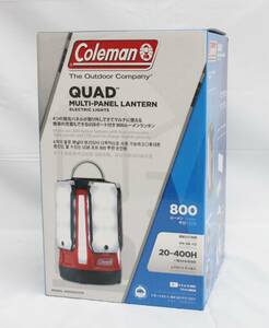 新品 コールマン クアッド マルチパネルランタン 2000031270 アウトドア LEDランタン 照明器具 防災 非常灯 懐中電灯 青箱