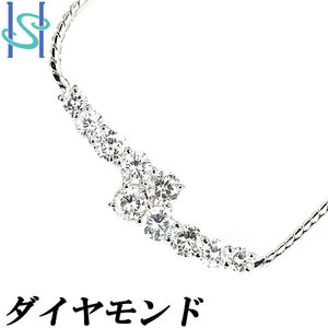 ダイヤモンド ネックレス 1.00ct プラチナ Pt850 ダイアモンド 誕生石 4月 美品 中古 SH90291