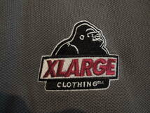 X-LARGE エクストララージ XLARGE SLANTED OG POLO SHIRT XLサイズ グレー ポロシャツ 2024 最新人気品 送料\230~　_画像3