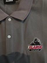 X-LARGE エクストララージ XLARGE SLANTED OG POLO SHIRT XLサイズ グレー ポロシャツ 2024 最新人気品 送料\230~　_画像2