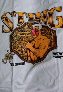 Tシャツ スティング　WCW 　NWO 　プロレス　新日本プロレス　WWF　90s　Lsize