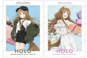 狼と香辛料 A3 マットポスター 2種 Spice & Wolf Spice and Wolf merchant meets the wise wolf