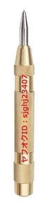 Ⅰ# auto center punch 1 pcs ( Gold )