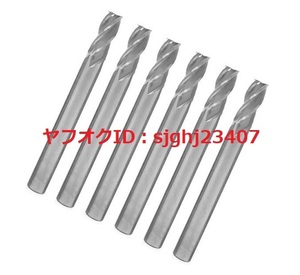 Ⅰ* endmill is chair steel HSS 4 sheets blade 5.5mm 6 pcs set cut .f rice processing router bit drill grinding CNC