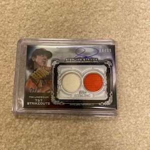 topps sterling TIM LINCECUM memorabilia autoの画像1