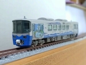 【加工品】えちごトキめき鉄道 ET122-1 K1編成（ラッピング車両） KATO M車　日本海ひすいライン