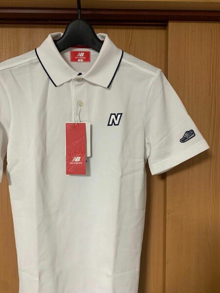 新品　ニューバランスゴルフ　ポロシャツ　メンズ　白　M ホワイト