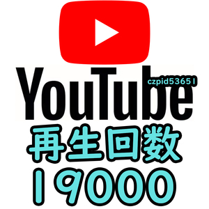 【収益化可能】Youtube 再生回数 19000回 減少生涯保証 収益化可能 操作不要 URLのみでOK / ユーチューブ 再生数 視聴回数 