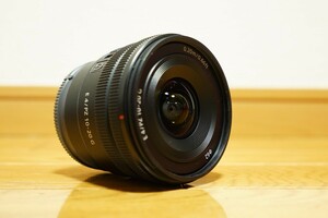 SONY 10-20mm F4 G ズームレンズ　SELP1020G