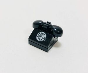 【新品未使用】レゴ　LEGO　電話　黒電話　