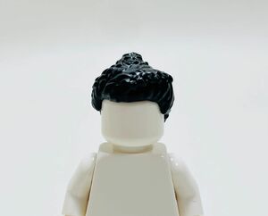 【新品未使用】レゴ　LEGO　ミニフィグ　ヘアー　ヘア　ロング　ポニーテール　女性　ブラック