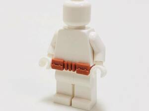 [ новый товар не использовался ] Lego LEGO Mini fig аксессуары ремень темный orange 