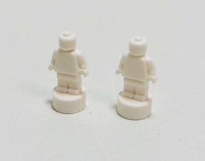 【新品未使用】レゴ　LEGO　ミニフィグ　トロフィー　マイクロミニ　ホワイト　白　2個