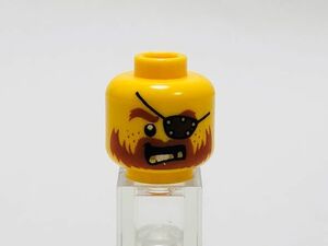 【新品未使用】レゴ　LEGO　ミニフィグ　ヘッド　頭　28 眼帯　ヒゲ　髭