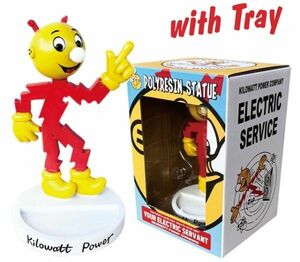 【レディ キロワット　フィギュア】小物入れ　Reddy KILOWATT POWER 　レディキロ アメリカンフィギュア 企業　