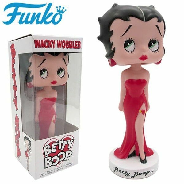 【ベティブープ　 BOBBLE HEAD】ファンコ ボビングヘッド フィギュア　アメリカン　ソフビ　首振り Betty Boop