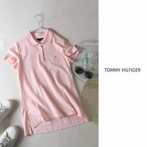 トミーヒルフィガー TOMMY HILFIGER☆洗える コットンベーシックポロシャツ Mサイズ☆A-O 3128