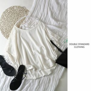 ダブルスタンダード DOUBLE STANDARD CLOTHING☆ショルダーレース トップス フリーサイズ☆A-O 5366