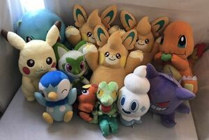 ポケットモンスター　ぬいぐるみ　まとめてセット　中古品　E #y-8055