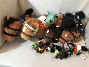  horse racing . mileage horse soft toy together set beautiful goods #y-8128