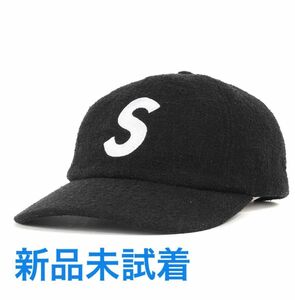 新品 未試着 Supreme シュプリーム Terry S Logo 6-Panel キャップ ブラック