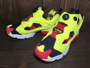 ★Reebok リーボック INSTAPUMP FURY ポンプ フューリー OG 黄×赤×黒 26.5cm 極美品 Used 検 シトロン 1st クラシック スニーカー