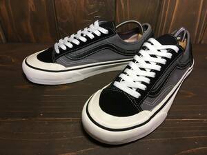 ★VANS バンズ Style36 スタイル36 DECON 黒×グレー 26.0cm 美品 Used 検 オールドスクール SK8 ハーフキャブ スリッポン ERA スニーカー