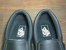 ★VANS バンズ 国内企画 slip on スリッポン 黒×黒 撥水加工 28.0cm 美品 Used 検 SK8 オールドスクール 雨 スニーカー_画像7