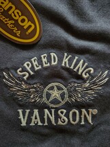 新作　送料込★vanson　バンソン　NVST-2419 天竺半袖Tシャツ　バイカー　ウイング　ブラック　XL_画像3
