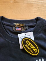 新作　送料込★vanson　バンソン　NVST-2419 天竺半袖Tシャツ　バイカー　ウイング　ブラック　XL_画像4