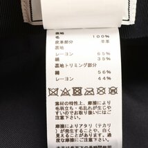 1円■新品同様■エルメス■セリエ サン マロ ウール 100％ サイズ 58 帽子 アパレル 雑貨 キャスケット ネイビー 紺 レディース EHM 11-10_画像8