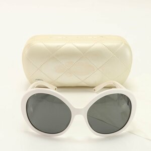 1 jpy # Chanel # sunglasses 5159-H-A c.716/3F 56*16 130 3N I wear glasses glasses white lady's EHM AB10-4