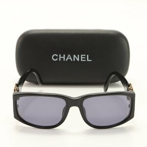 1 jpy # Chanel # here Mark black Gold glasses glasses I wear square 94305 sunglasses lady's EHM AB10-2