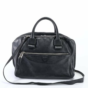 1円■美品■マークジェイコブス■SMALL ANTONIA アントニア レザー 2WAY ショルダーバッグ 斜め掛け ハンド ブラック レディース EFM R3-4