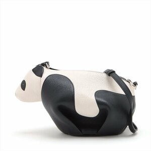 1 иен # прекрасный товар # Loewe # Panda Mini сумка на плечо кожа наклонный .. животное животное Cross корпус рука большая сумка женский MMM Q20-10