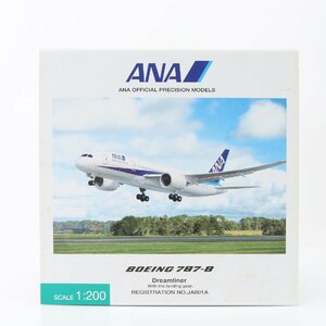 1 jpy all day empty commercial firm ANA airplane model bo- wing 787-8 JA801A NH20039 Dreamliner Dream liner 1/200 scale aircraft EEM U25-3