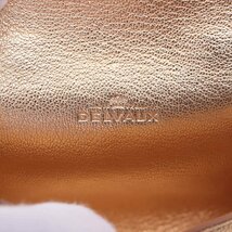 ■極美品■DELVAUX デルヴォー タンペート バッグ チャーム キーリング レザー 本革 ゴールド チェーン レディース EEM AA21-3_画像4