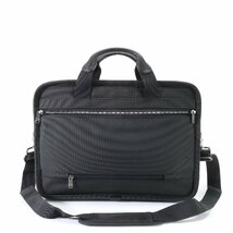 1円■極美品■TUMI トゥミ■レザー ナイロン 2WAY ビジネス バッグ 斜め掛け 書類鞄 通勤 ショルダー PC ブラック A4 メンズ EEM S1-6_画像6