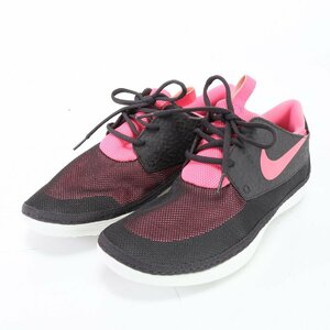 1 jpy # ultimate beautiful goods # Nike # solar soft moccasin sneakers 29cm black pin Claw cut mesh shoes shoes men's EHM R9-5
