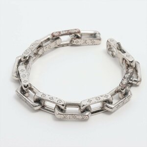 1 jpy # Louis Vuitton # bracele chain monogram # silver accessory # popular standard stylish men's lady's TNT 1031-N14