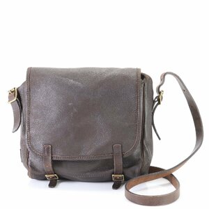 1 иен # Porter # Yoshida bag # кожа сумка на плечо наклонный ..mesenja- большая сумка бизнес ходить на работу Brown бренд мужской HHE N8-6