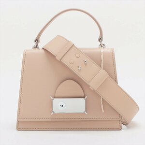 1 иен # как новый # mezzo n Margiela # Logo Cross корпус кожа 2WAY сумка на плечо наклонный .. рука большая сумка женский EEM V46-1