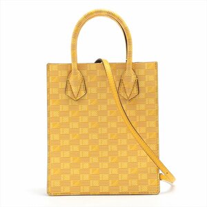 1 jpy # ultimate beautiful goods #MOREAUmo low # leather #2WAY shoulder bag diagonal .. hand tote bag popular yellow brand lady's EFT 1010-E1