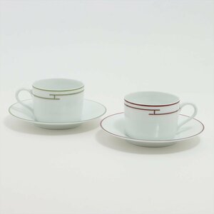 1 иен # превосходный товар # Hermes # суммировать 2 покупатель комплект ритм кофейная чашка блюдце стакан тарелка . тарелка высококлассный популярный стандартный . подарок MNT 1026-M59