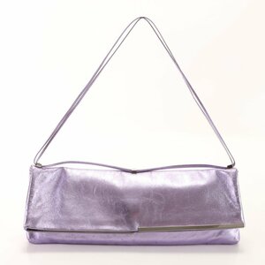 1 иен # Vintage # Yves Saint-Laurent #YSL кожа one сумка на плечо плечо .. металлик розовый серия рука женский EFM Z9-10
