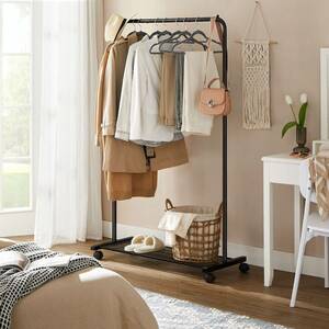  with casters .. strong . slim . hanger rack, place . taking ... storage 