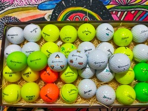 ●●◯【GOLFボール・ ロストボール・メーカー混合・35球 】SRIXON ・Z-STAR★ Titleist★Callaway★TaylorMade★ツアーステージ等◯●●